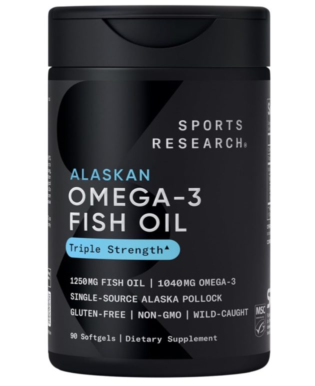 Sports Research Triple Strength Omega 3 Fish Oil